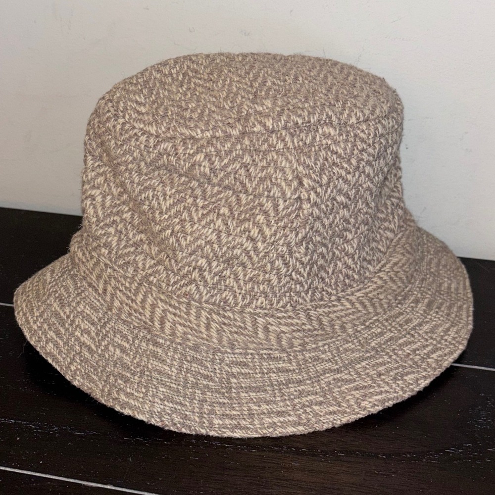 Conor Quin | Handmade Irish Wool | Herringbone |‎ 7 1/4 59 Hat | Vintage Ireland